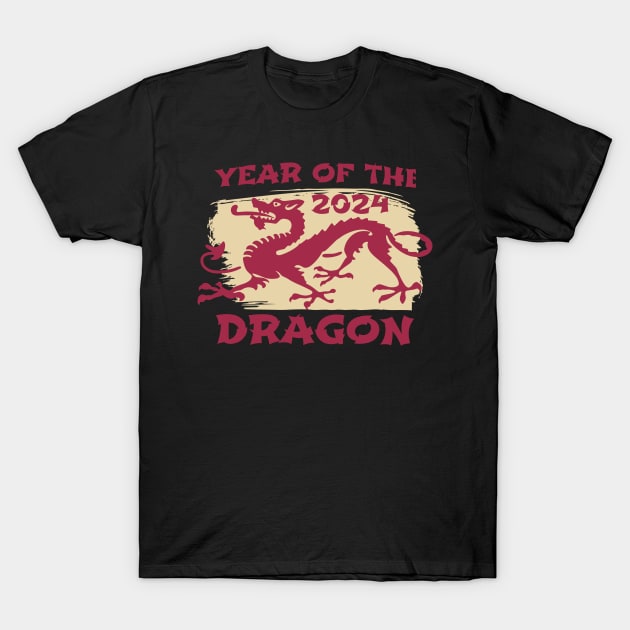 Year of the dragon 2024 T-Shirt by Teewyld